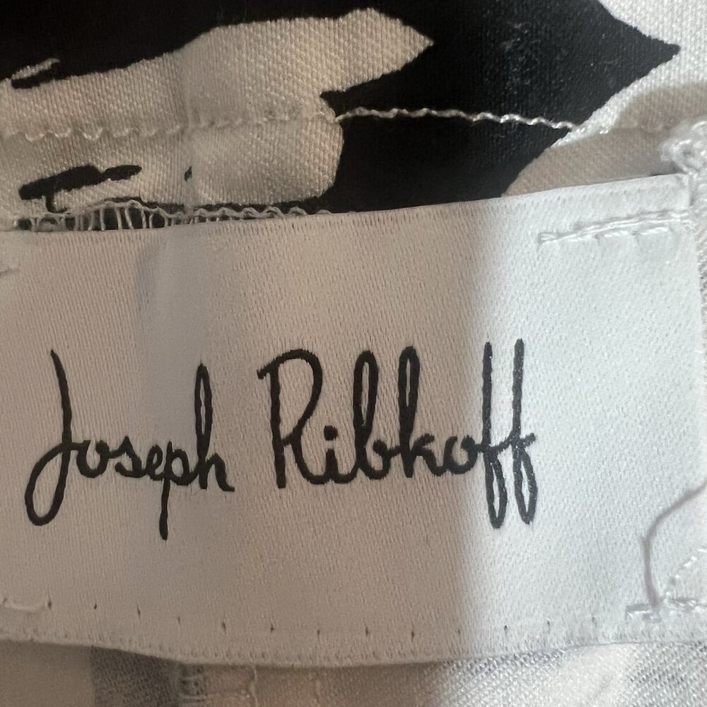 Joseph Ribkoff Women’s Pants Size 8 Black/White Elastic Waist Stretch - Picture 4 of 11